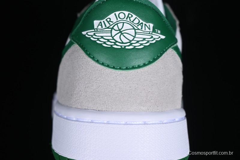 Nike Air Jordan 1 Low Golf Shoes Grey White Green - DD9315-112