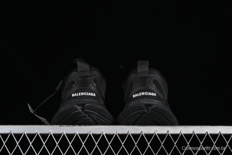 Balenciaga Circuit Lightweight Distressed Print Round Toe Fashion Casual Sneakers - WFLGY1000