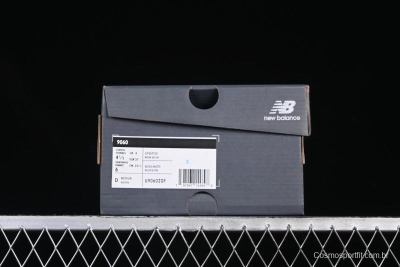 New Balance NB9060 Series Retro Casual Running Shoes with ABZORB Cushioning - U9060ZGF