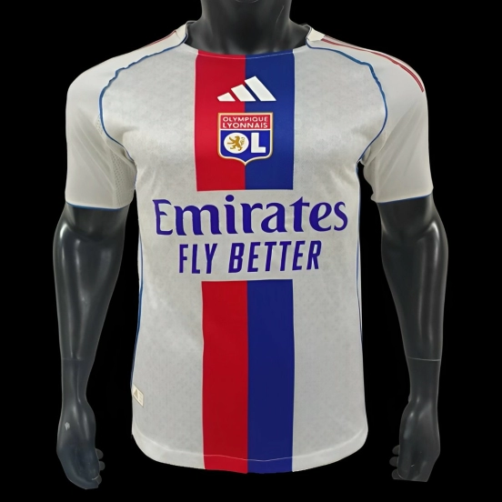 Player Version 25/26 Olympique Lyonnais Home Jersey